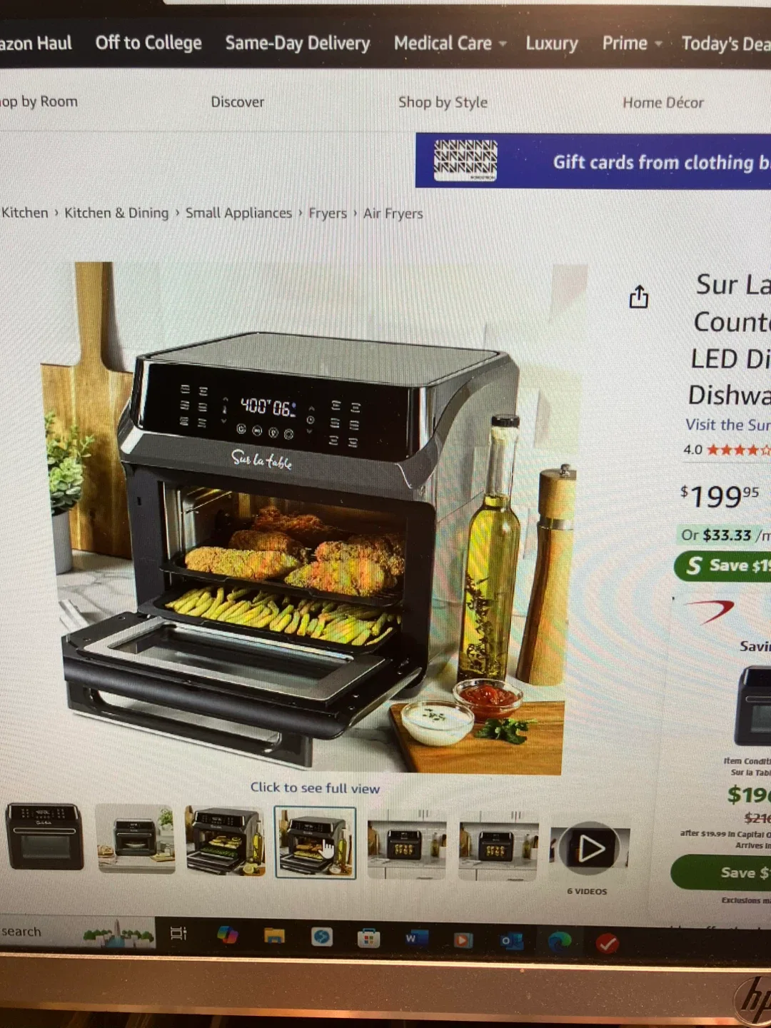 Sur la table Freidora de Aire 13-CT Multifuncional image indicator(7)