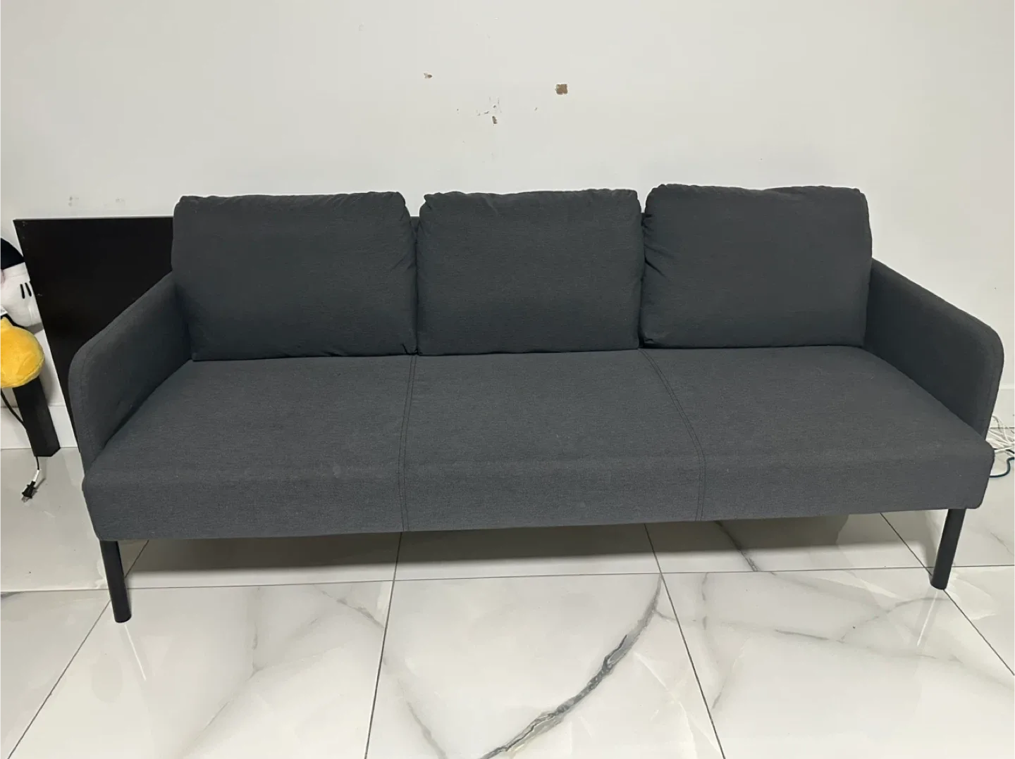 Grey 3-Seater Sofa