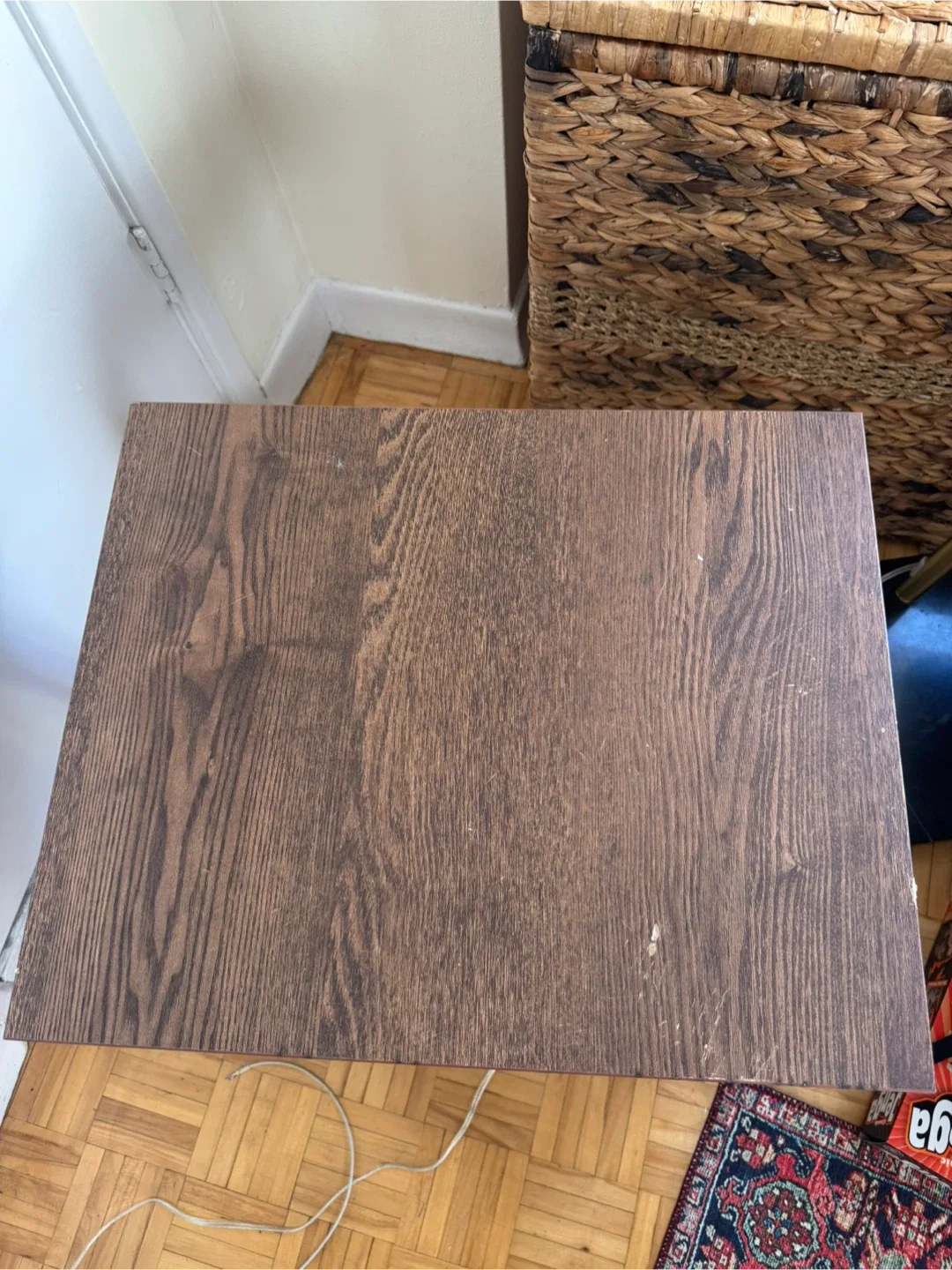 IKEA Brown Wood Side Table image indicator(3)