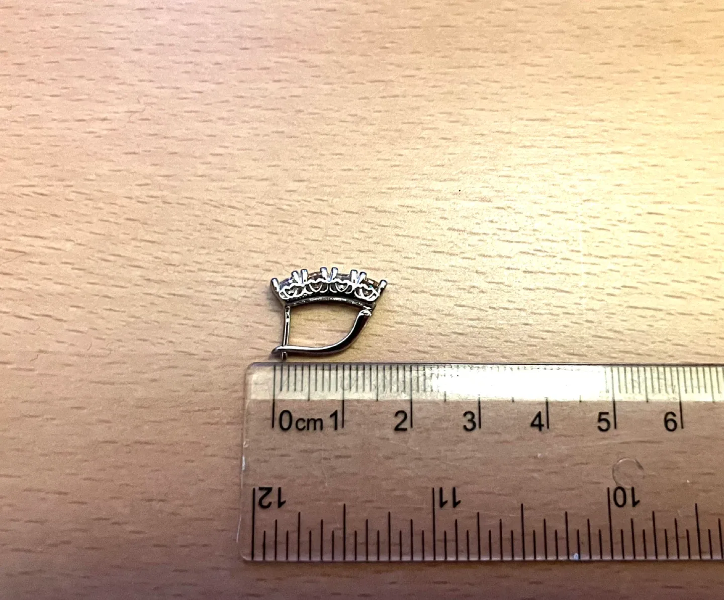 Silver plated zirconia Earrings image indicator(3)