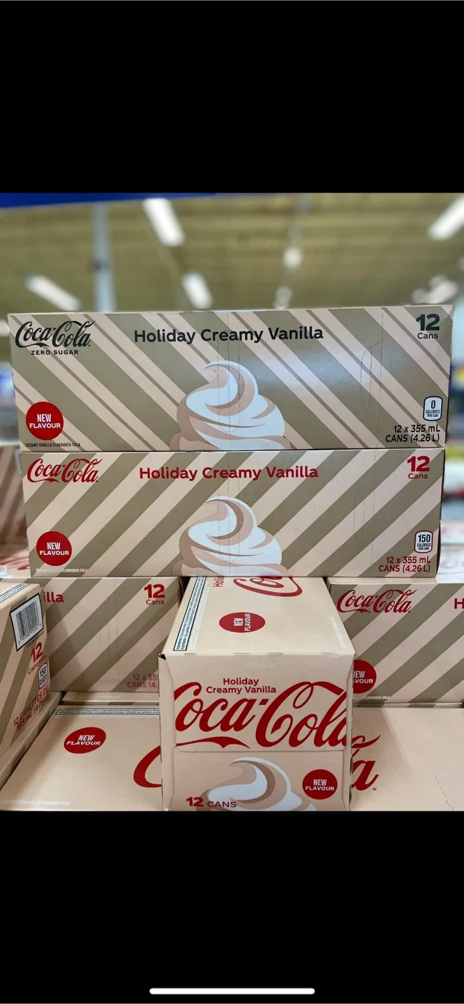 Coca-Cola Holiday Creamy Vanilla (12 cans)