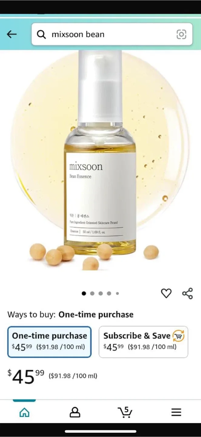 Mixsoon Bean Essence 50ml