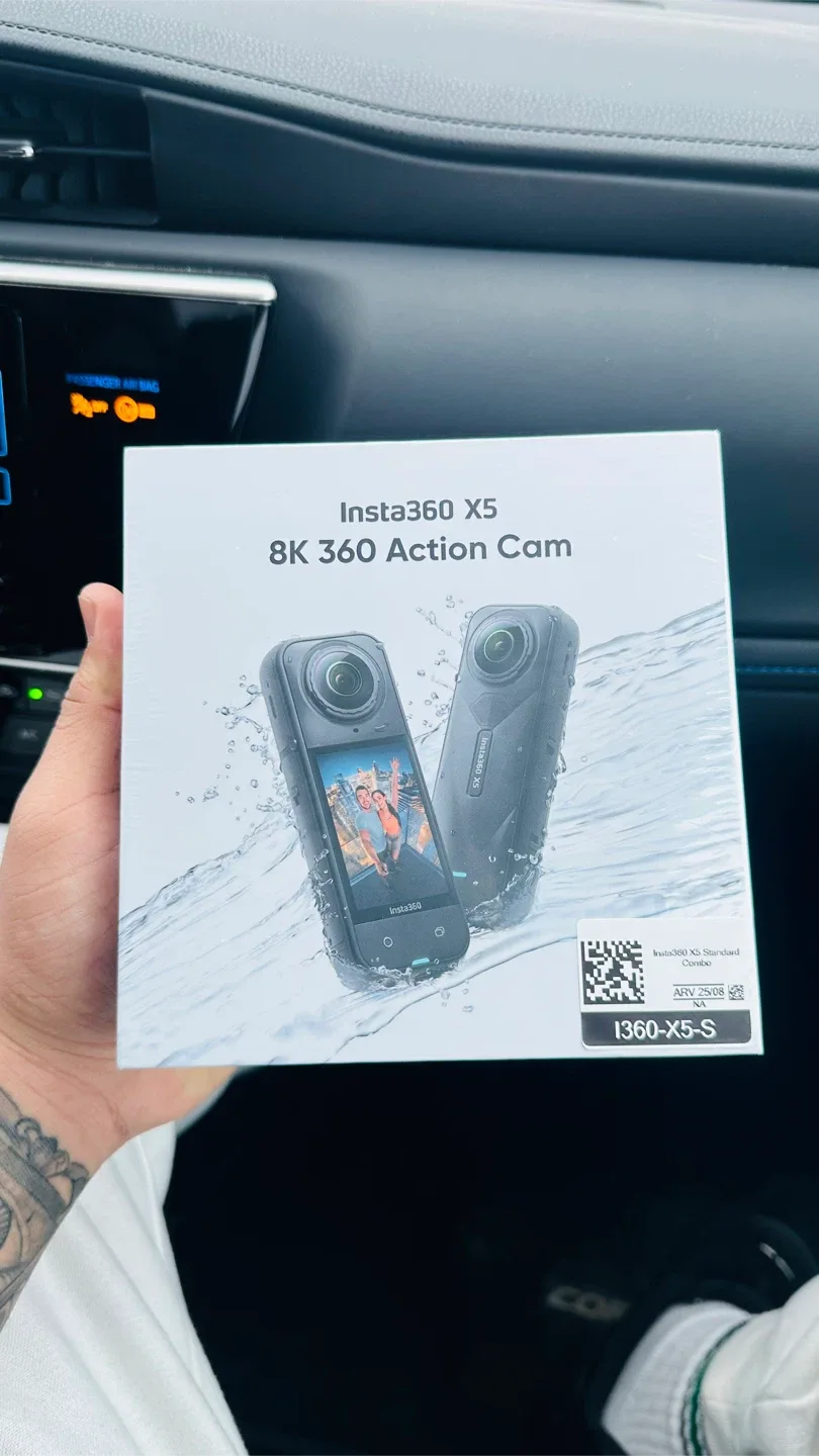New Insta360 X5 8K 360 Action Cam
