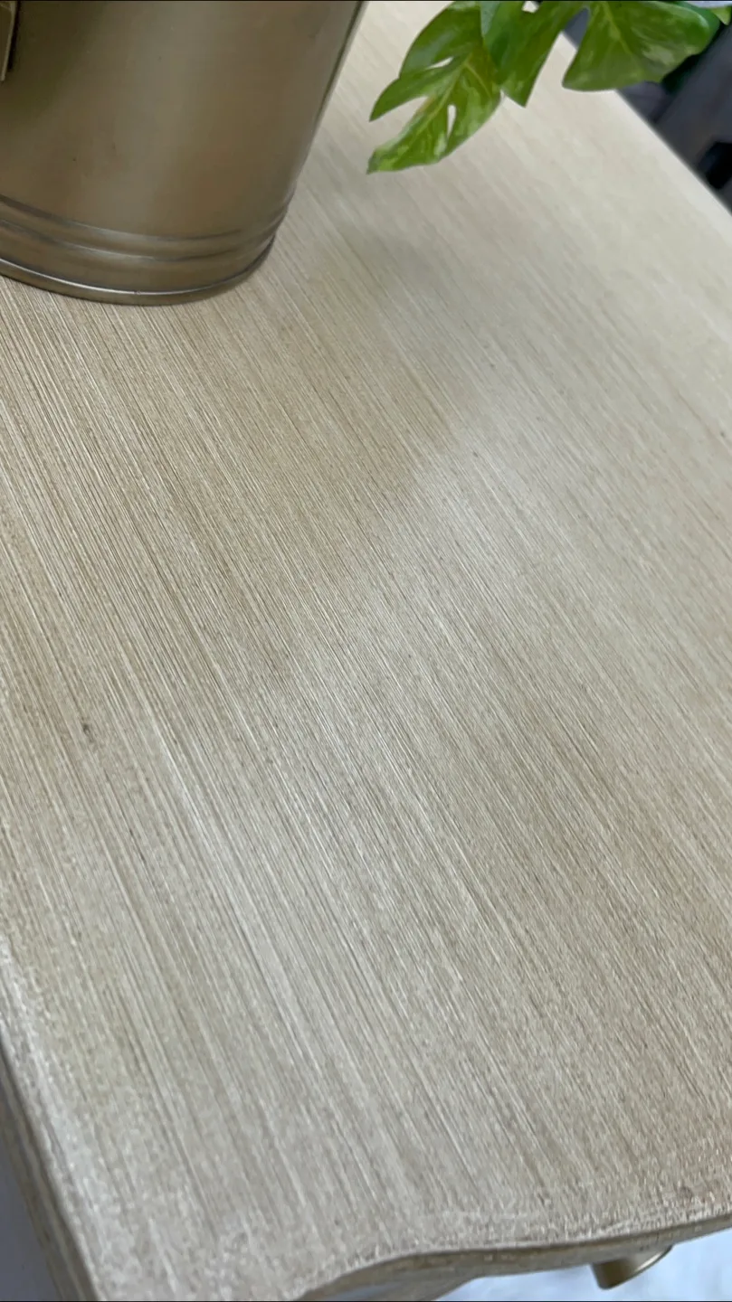 Beautiful nightstand with 2 drawers redone In Pottery Barn Dupe image indicator(9)