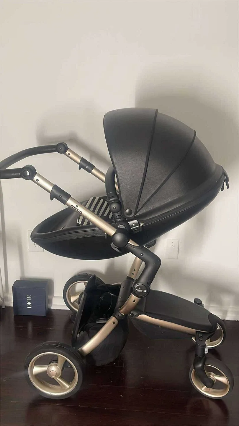 Mima Xari Stroller - Black & Gold image indicator(3)