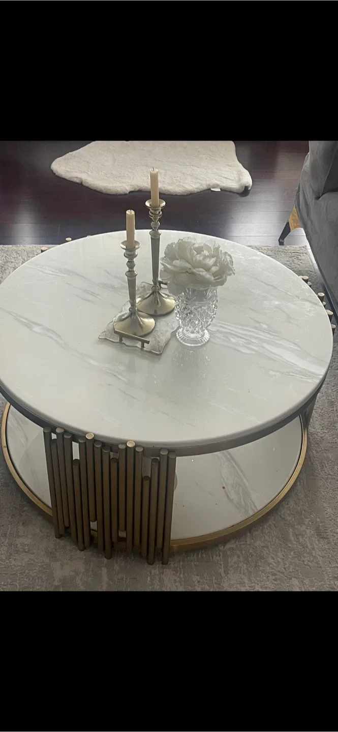 Round Marble Coffee Table