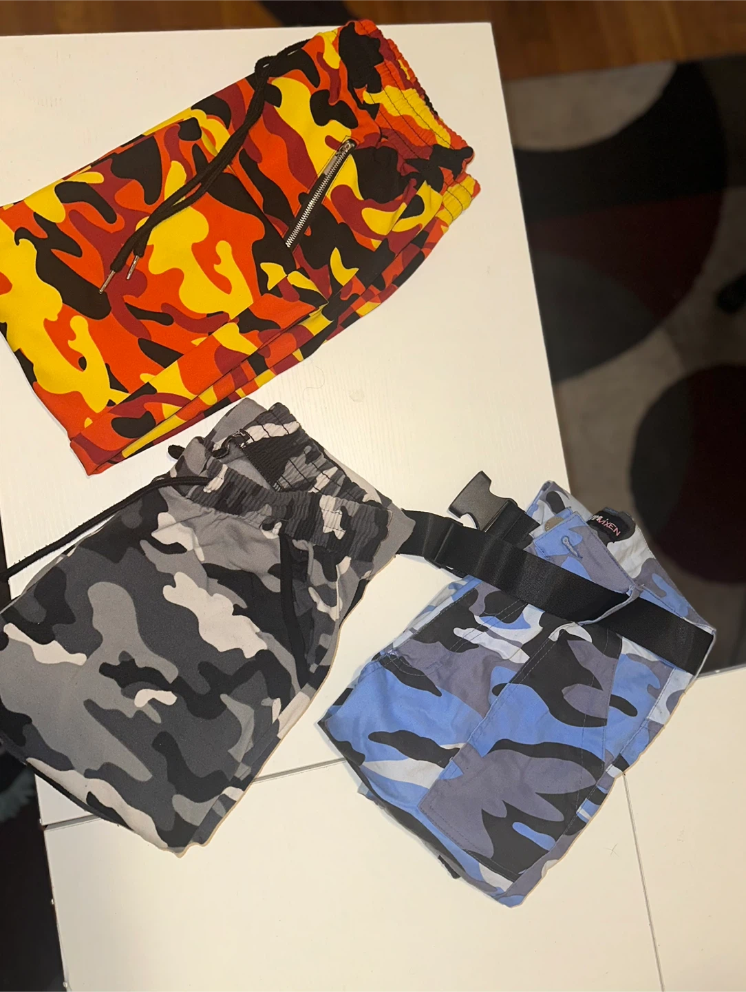 Camo Print  - 3 Pairs
