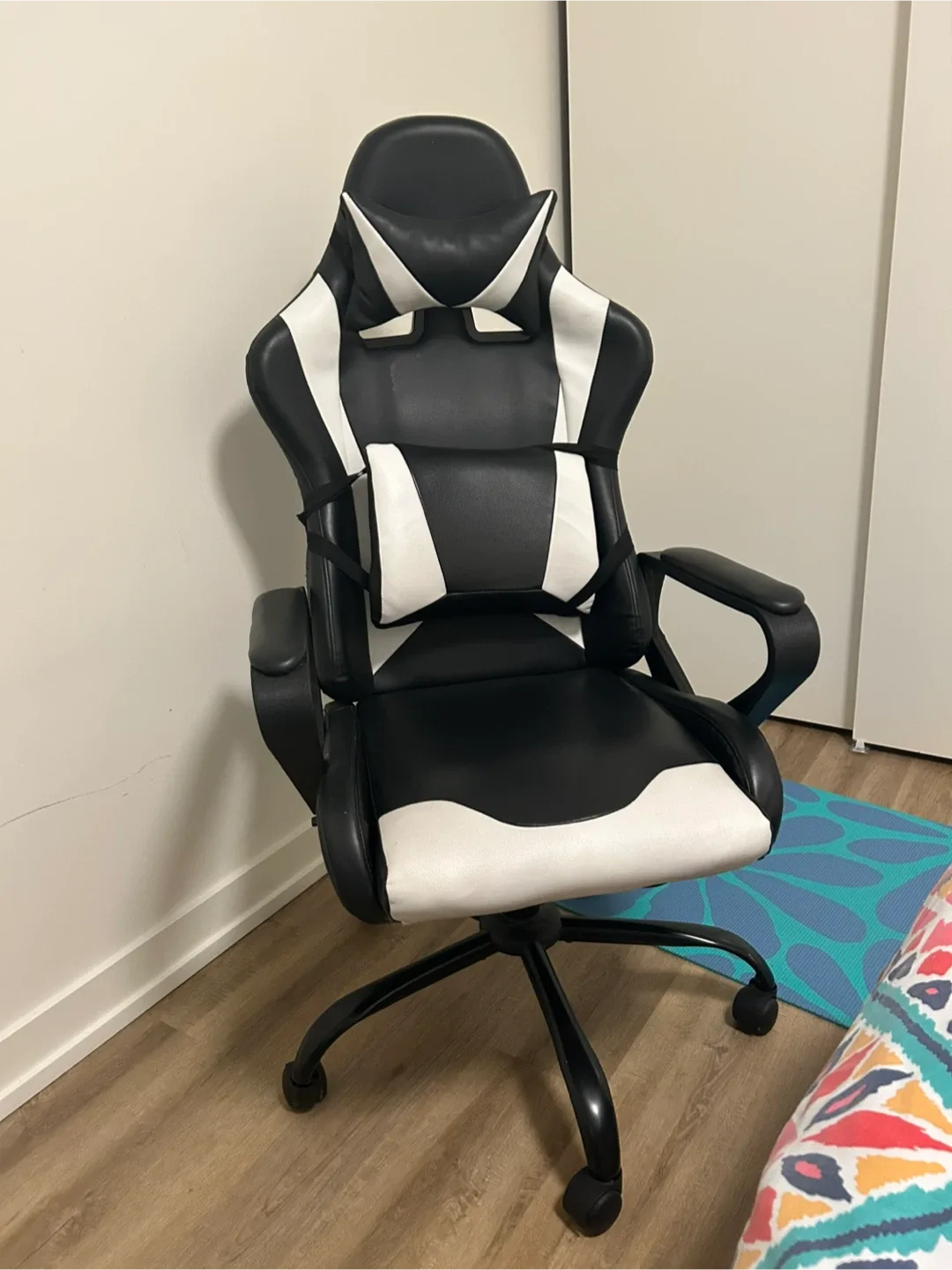 Black and White Gaming Chair