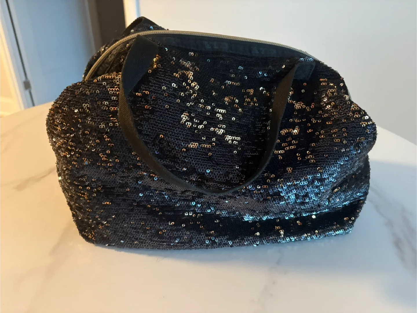 LeSportsac Black Sequin Bag