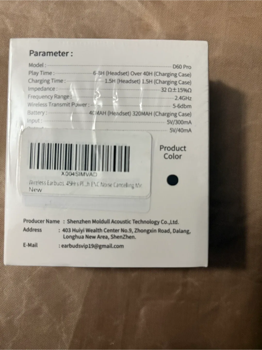 New Nerunsa D60 Pro True Wireless Earbuds image indicator(2)