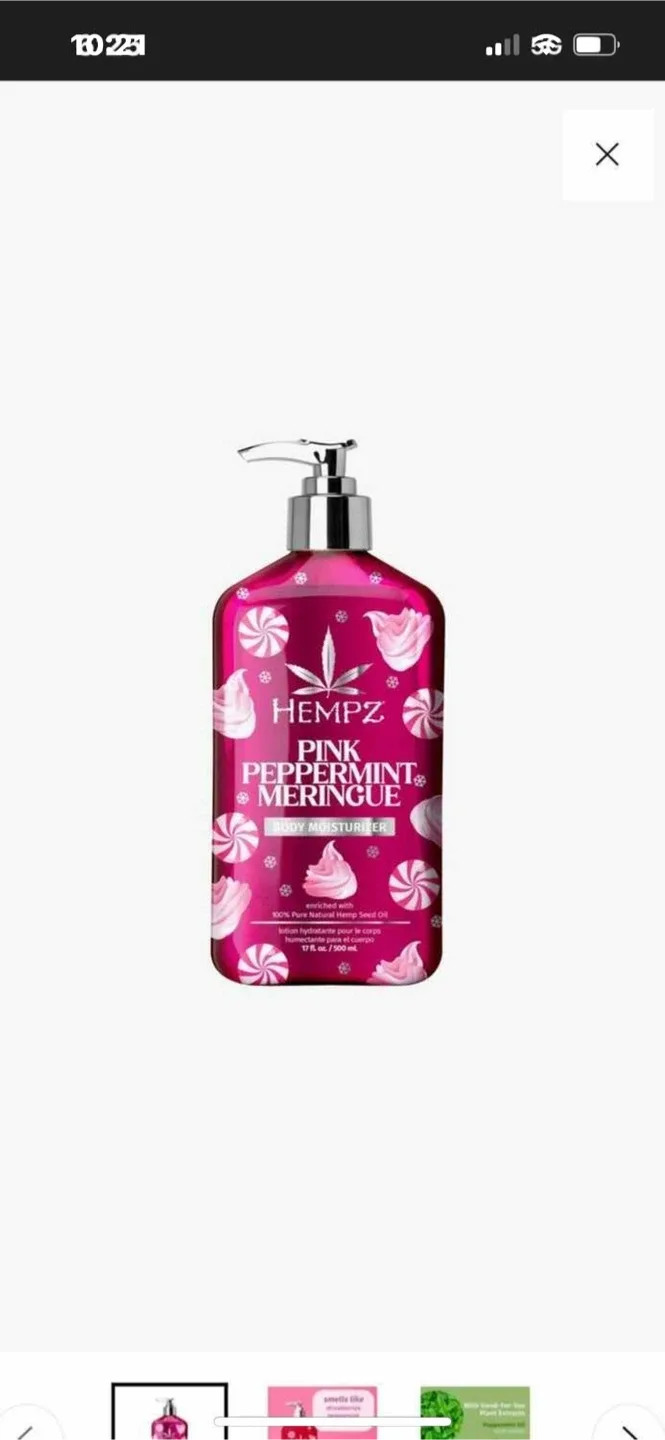 Hempz Pink Peppermint Meringue Body Moisturizer