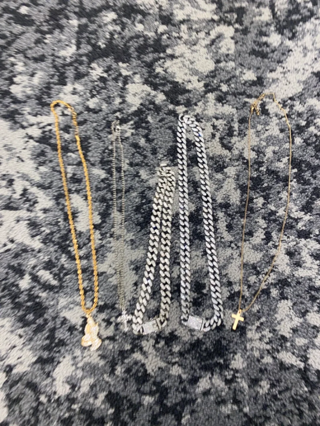Assorted Necklaces - Gold, Silver, & Cuban Link