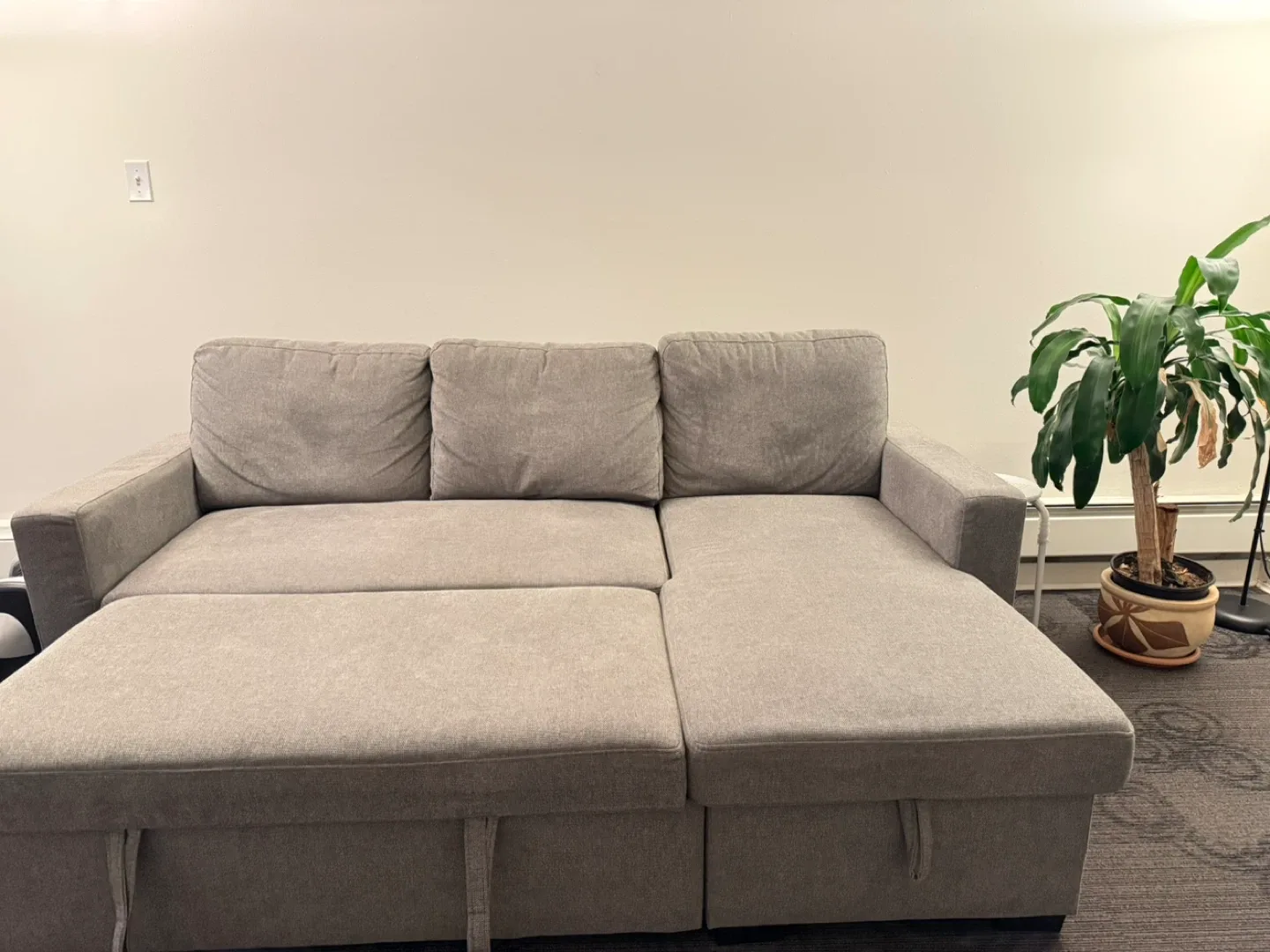 Grey Sectional Sofa with Storage image indicator(3)