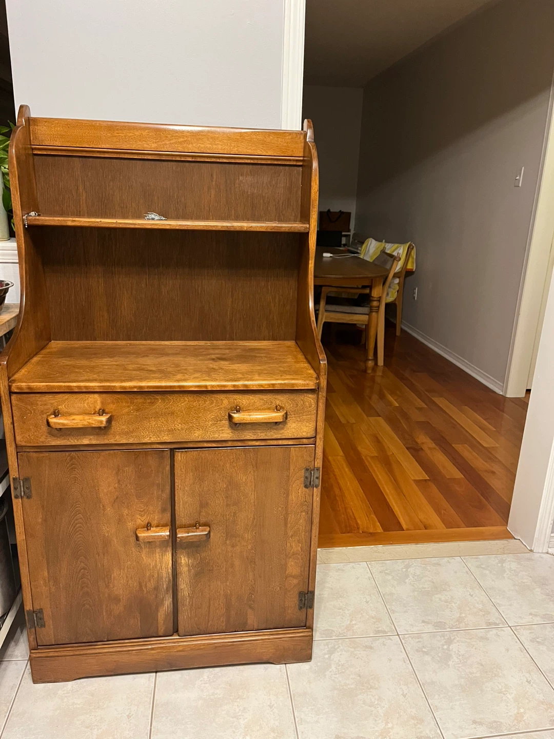 Vintage Wooden Hutch