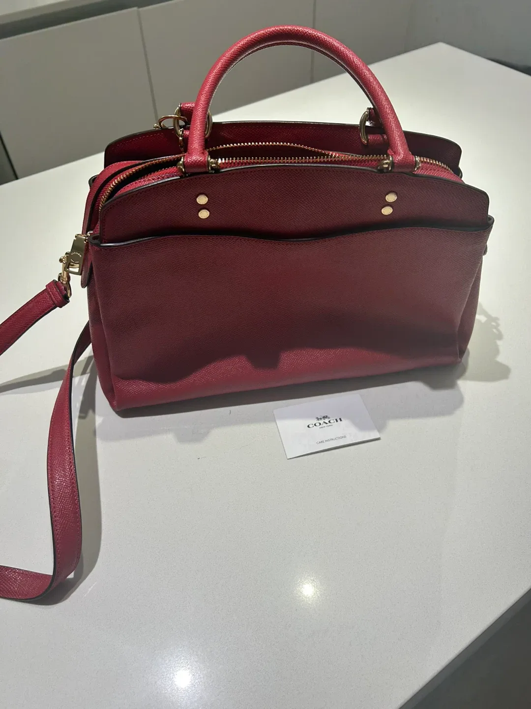 Coach Satchel Red image indicator(2)
