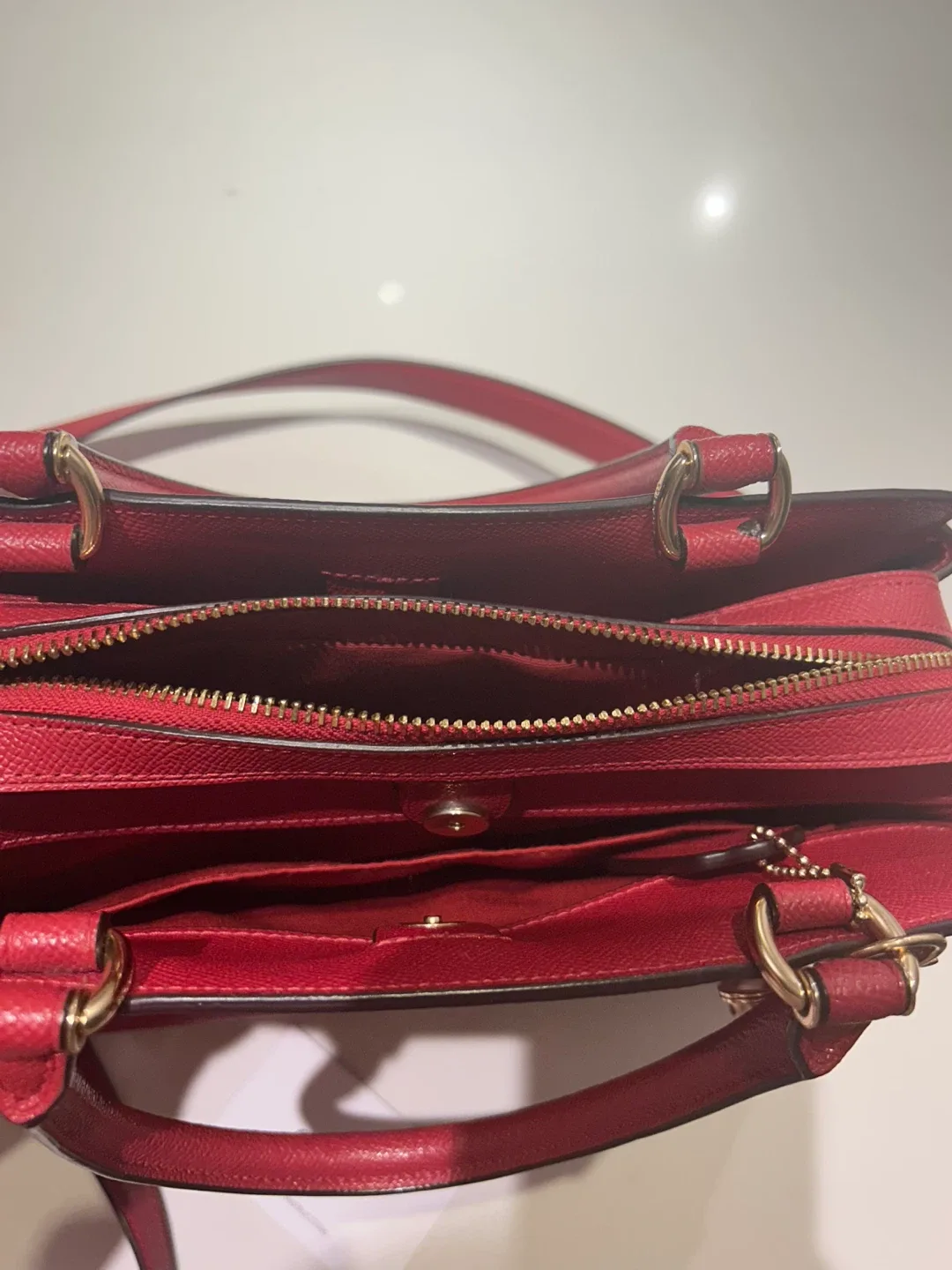 Coach Satchel Red image indicator(3)