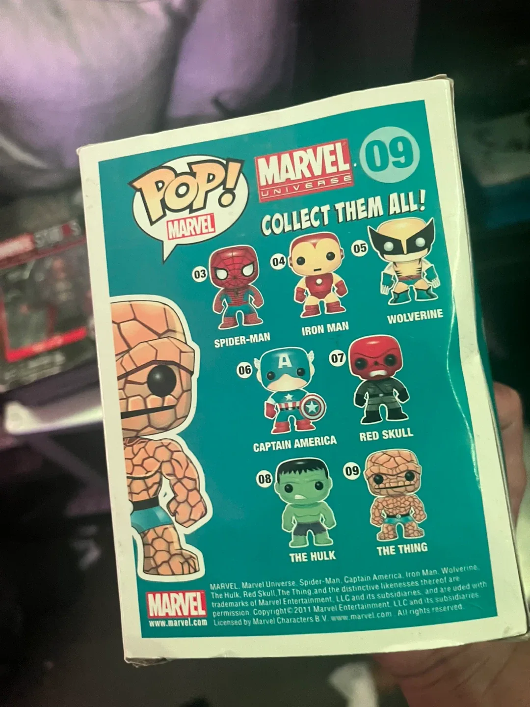 Funko Pop! Marvel The Thing Vinyl Bobble-Head - Gemini Exclusive image indicator(2)