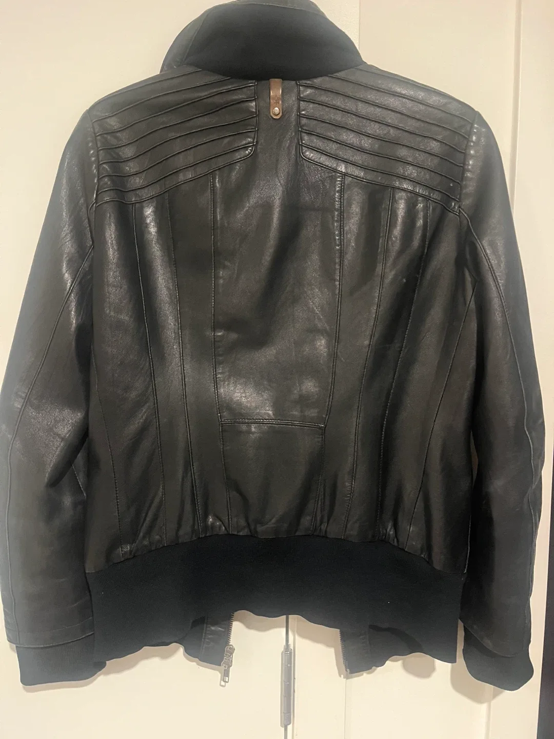 Artizia  Black Leather Jacket image indicator(2)