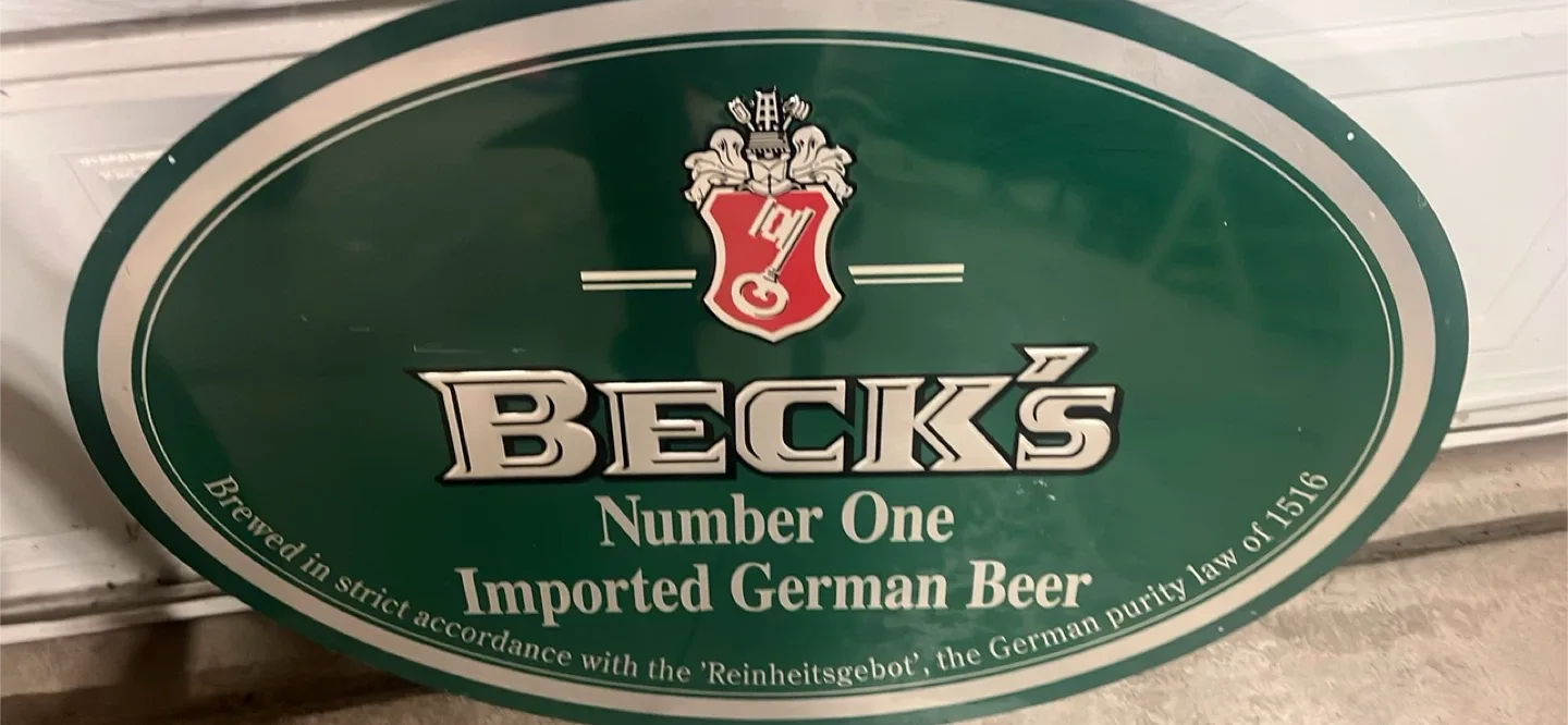 Beer Brand Metal Sign - Bud Light, Miller, Beck's image indicator(3)