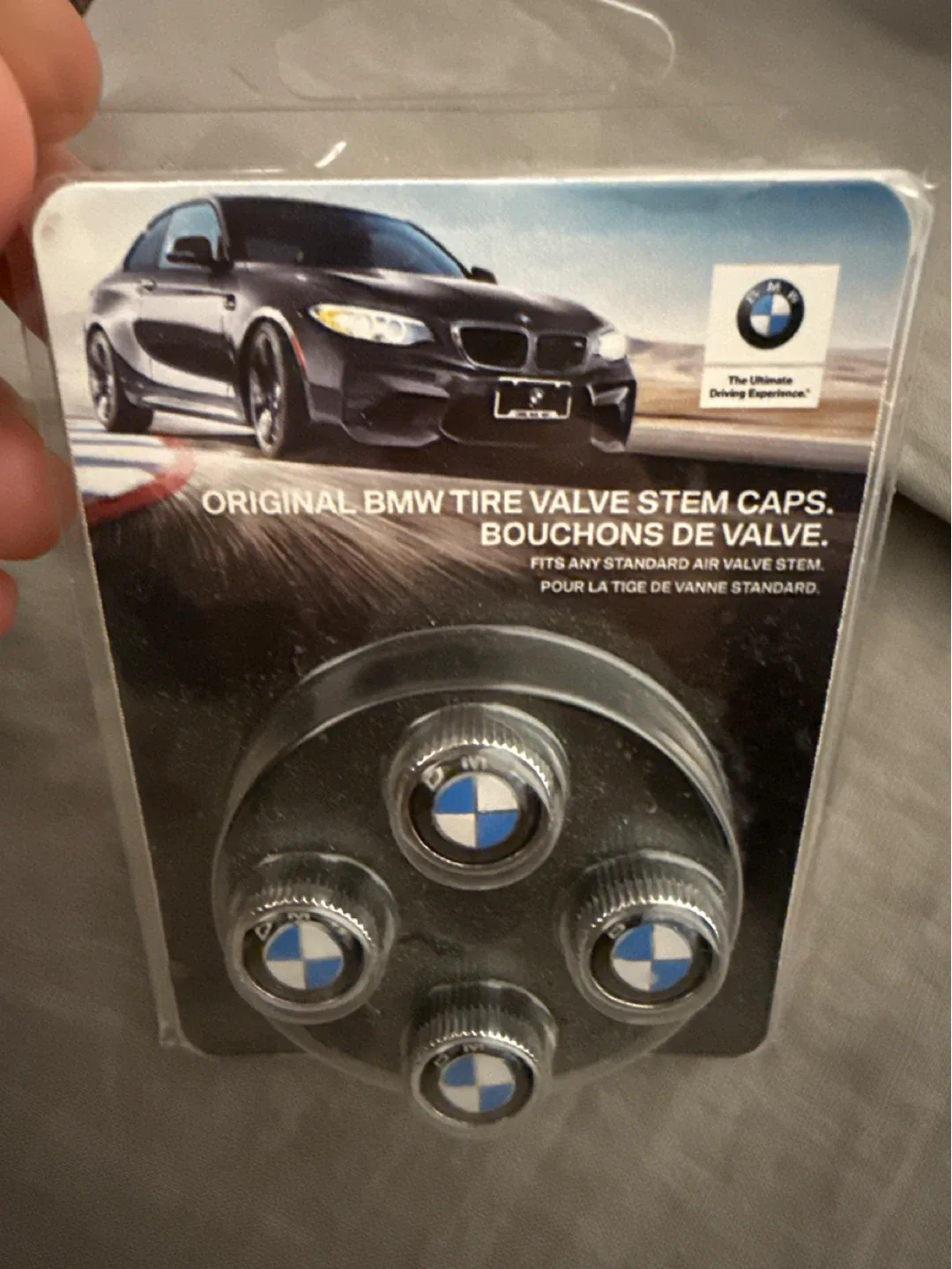 BMW Tire Valve Stem Caps - New in Package