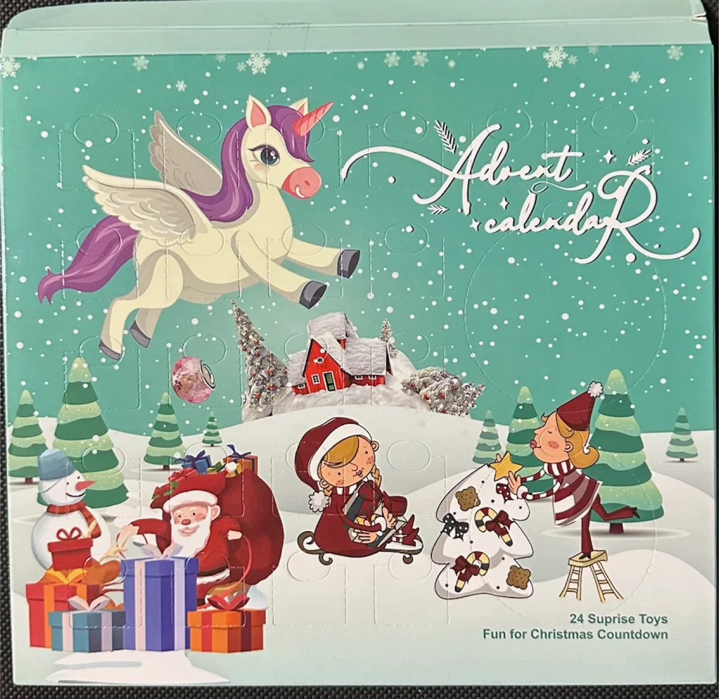 New Advent Calendar 24 Surprise Toys - New