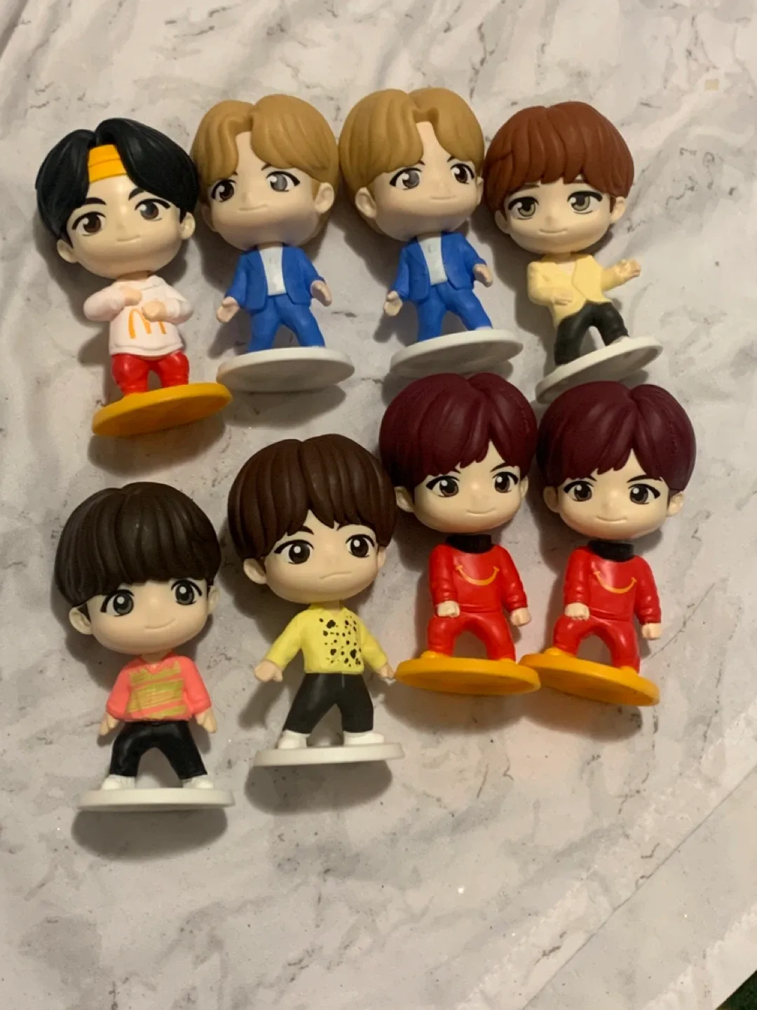 BTS McDonald's Meal Toy Figures