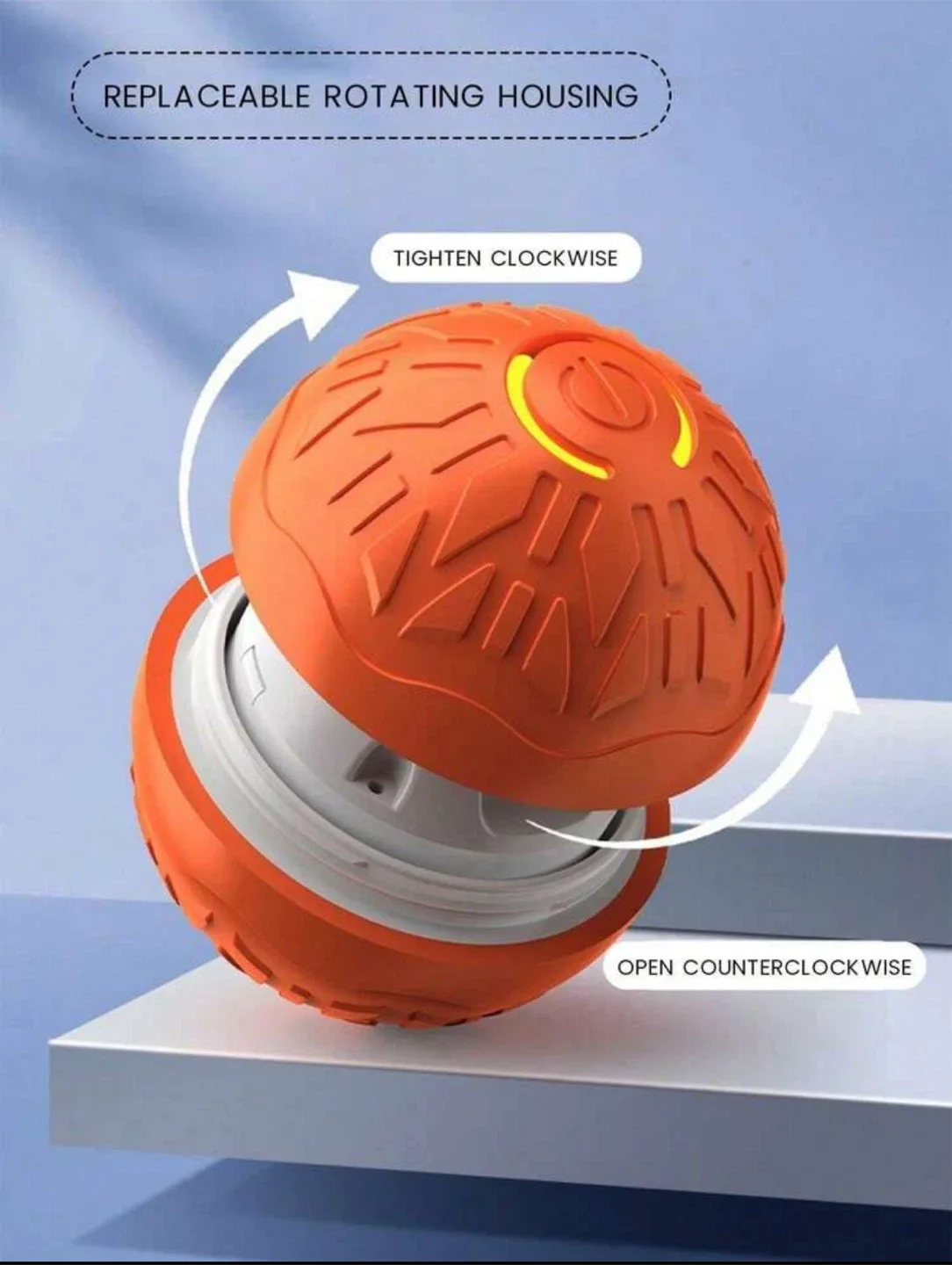 New Smart Dog Rolling Ball - Interactive Pet Toy image indicator(4)