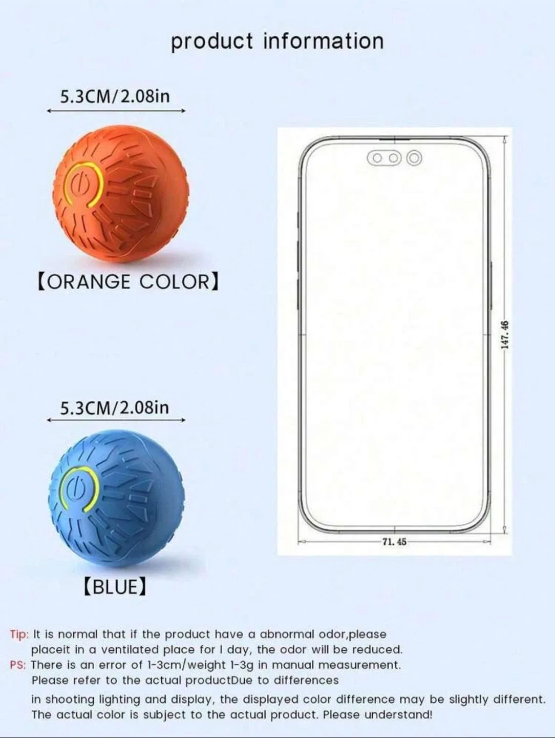 New Smart Dog Rolling Ball - Interactive Pet Toy image indicator(5)