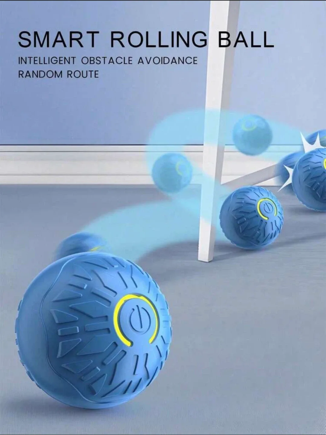 New Smart Dog Rolling Ball - Interactive Pet Toy image indicator(2)