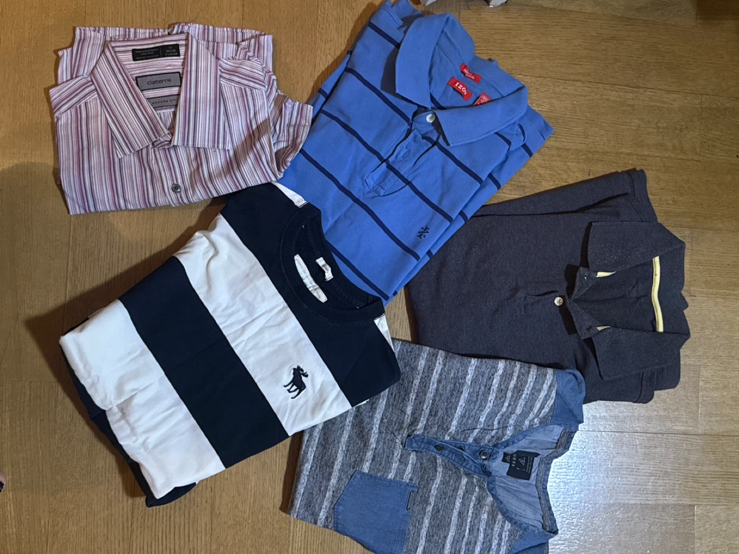 Men's Assorted Shirts - Koton, Abercrombie, IZOD