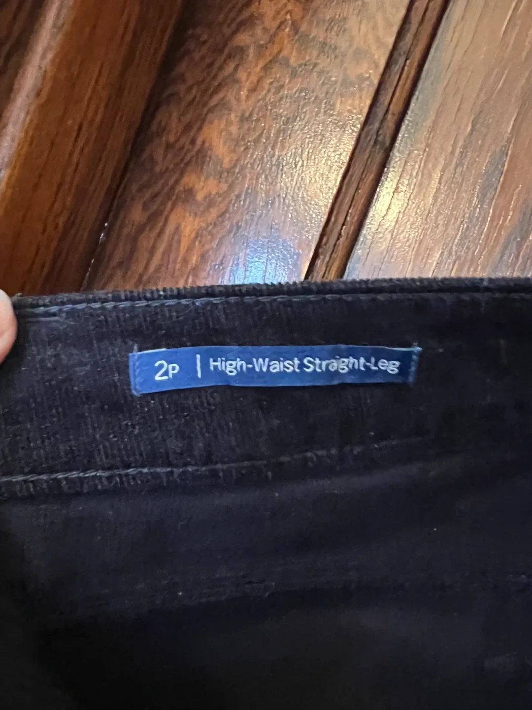 Talbots Navy blue Corduroy Straight-Leg Pants - Size 2P image indicator(4)