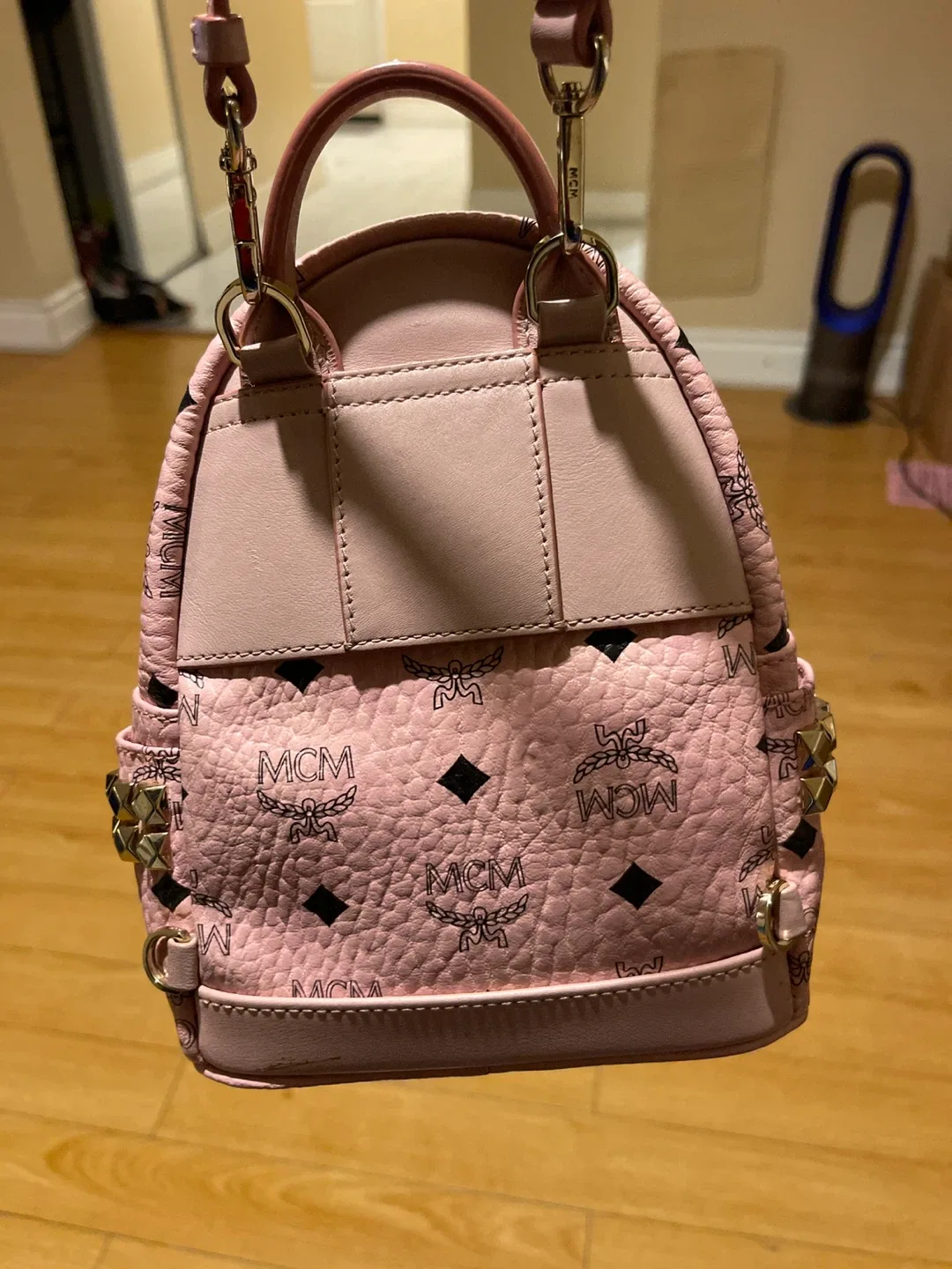 MCM Pink Mini Backpack image indicator(2)