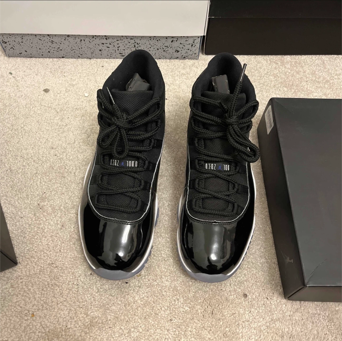 Jordan 11 Retro 'Space Jam' Black Sneakers - photo 3