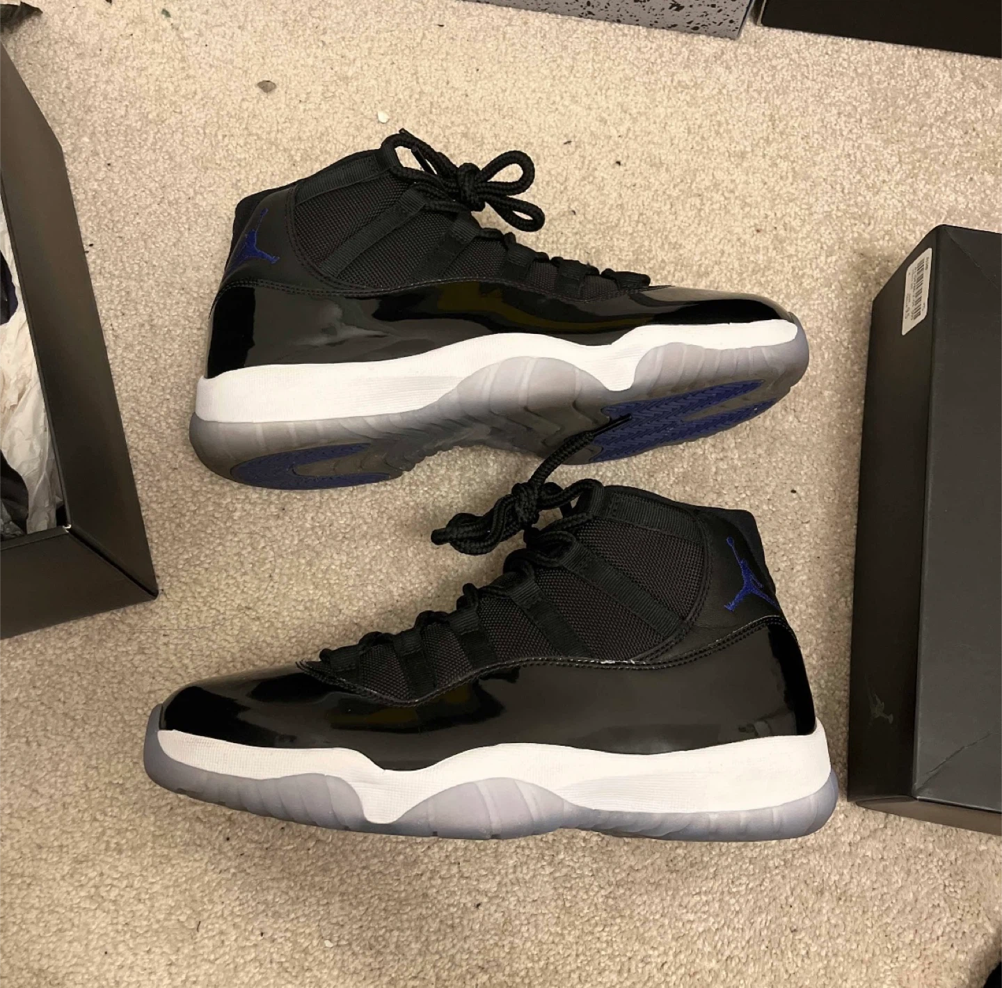 Jordan 11 Retro 'Space Jam' Black Sneakers