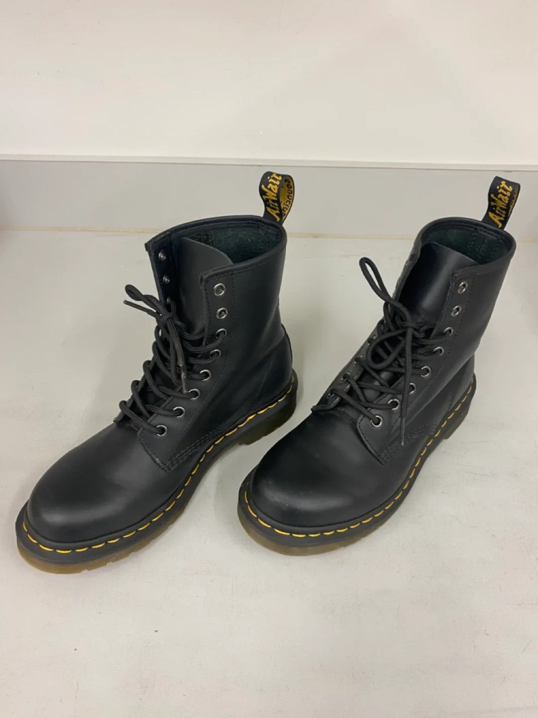 Dr. Martens 1460 Nappa Leather Lace Up Boots Womens - 8