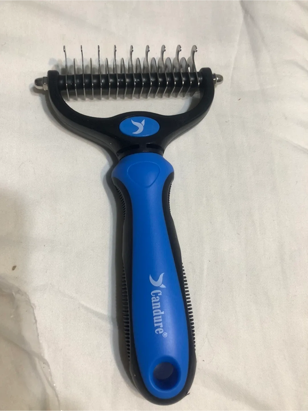 New Candure Pet Grooming Dematting Comb image indicator(5)