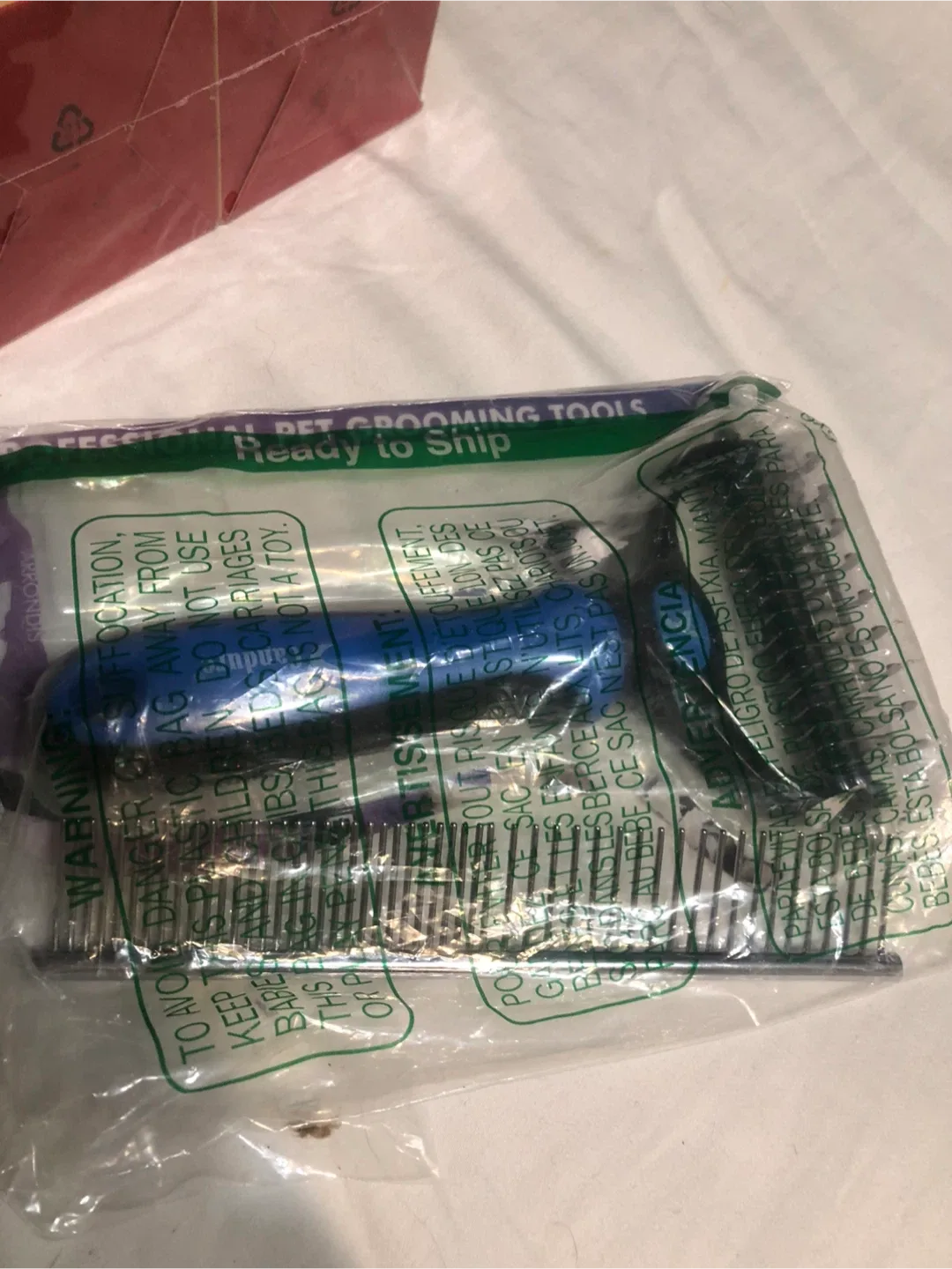 New Candure Pet Grooming Dematting Comb