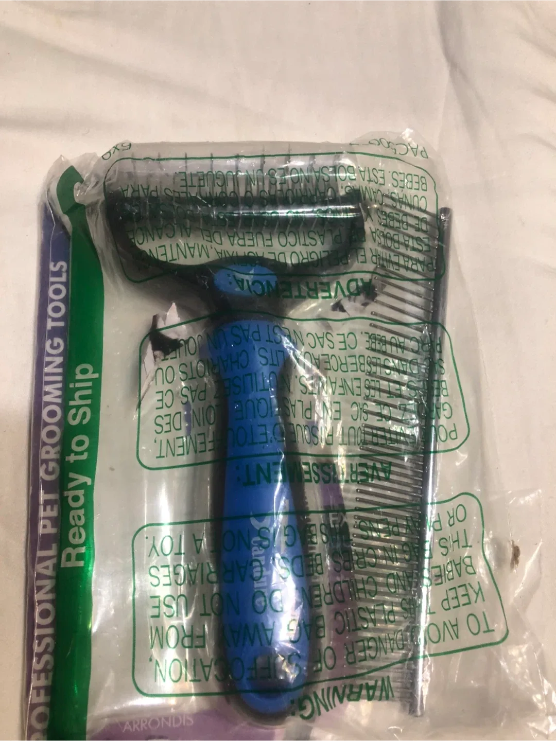 New Candure Pet Grooming Dematting Comb image indicator(2)