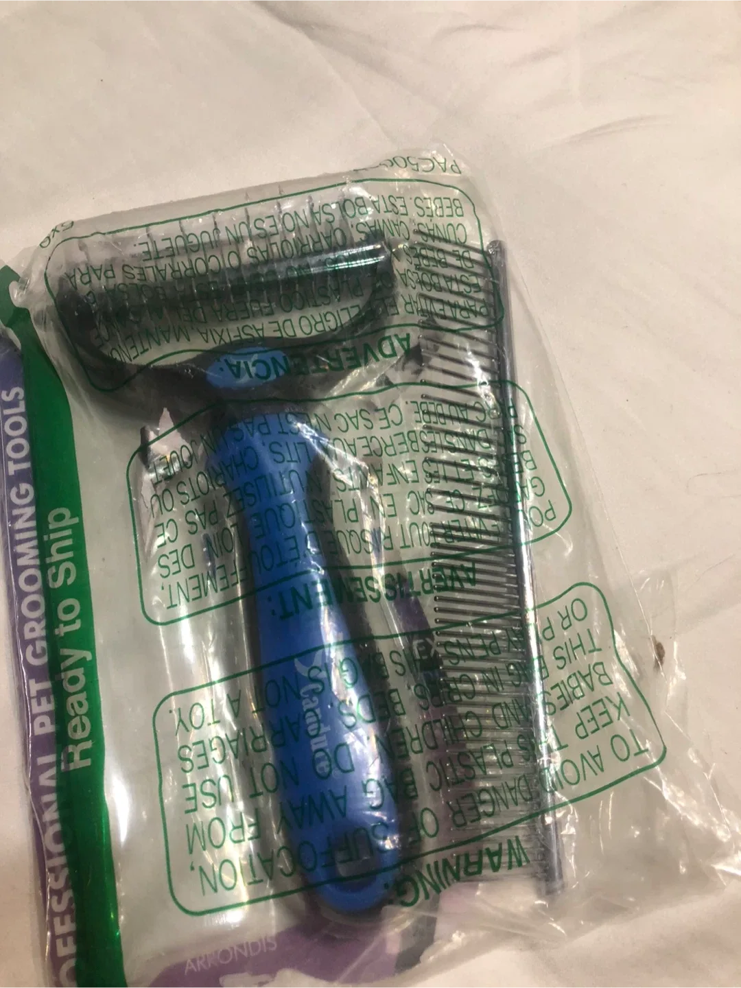 New Candure Pet Grooming Dematting Comb image indicator(3)