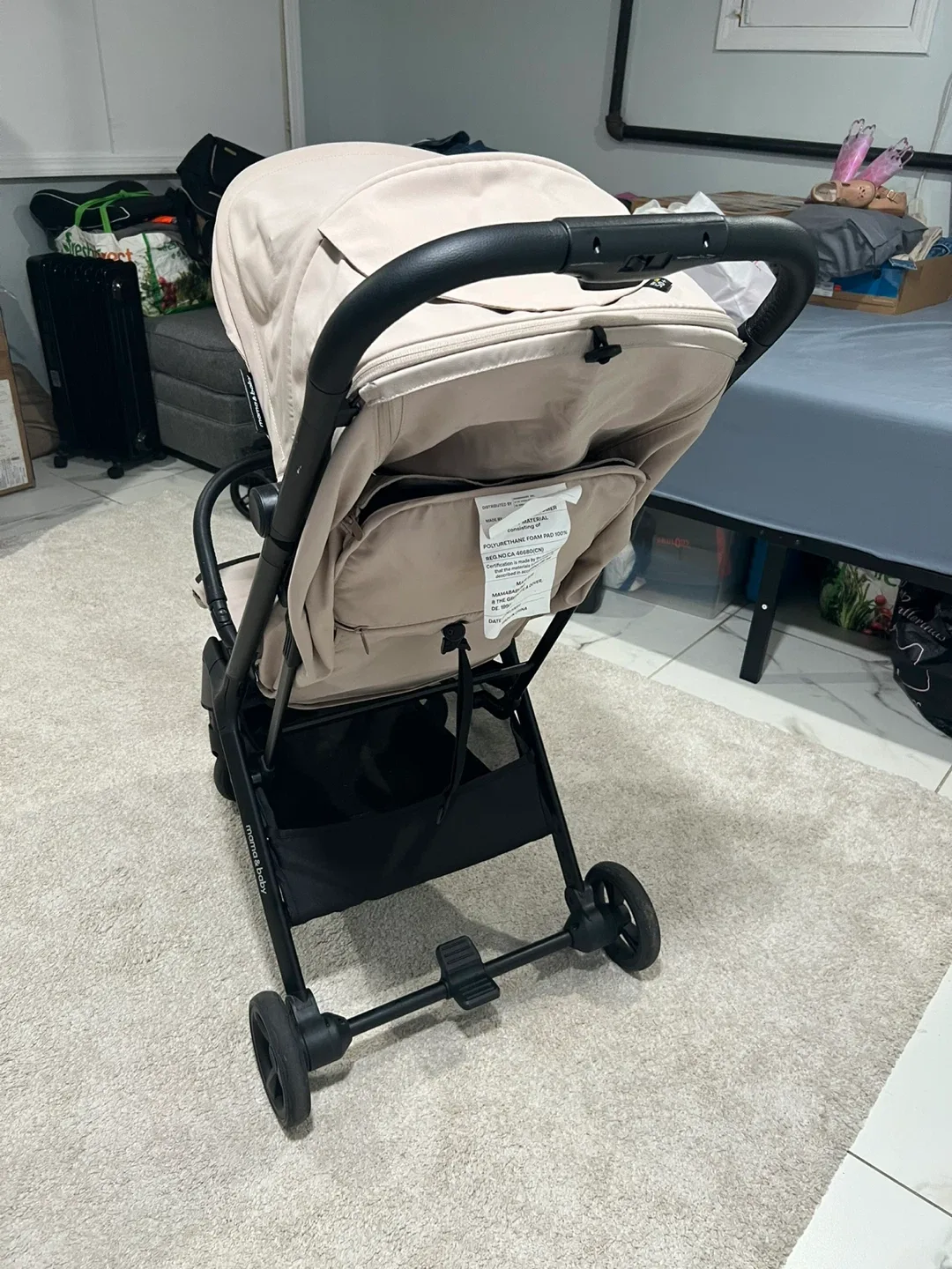 Mamakids Baby Pocket Stroller - Beige image indicator(2)