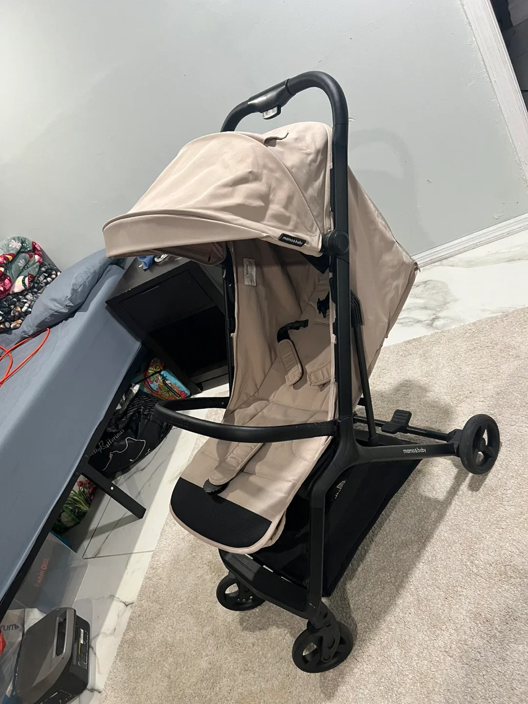 Mamakids Baby Pocket Stroller - Beige image indicator(3)