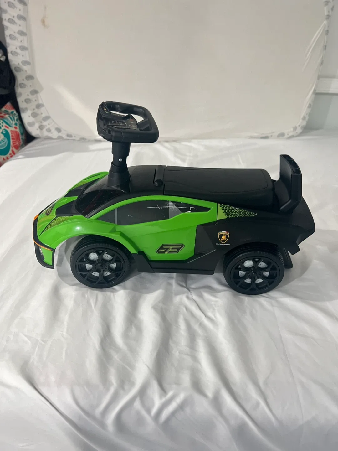 Lamborghini Kids Ride-On Car - Green & Black