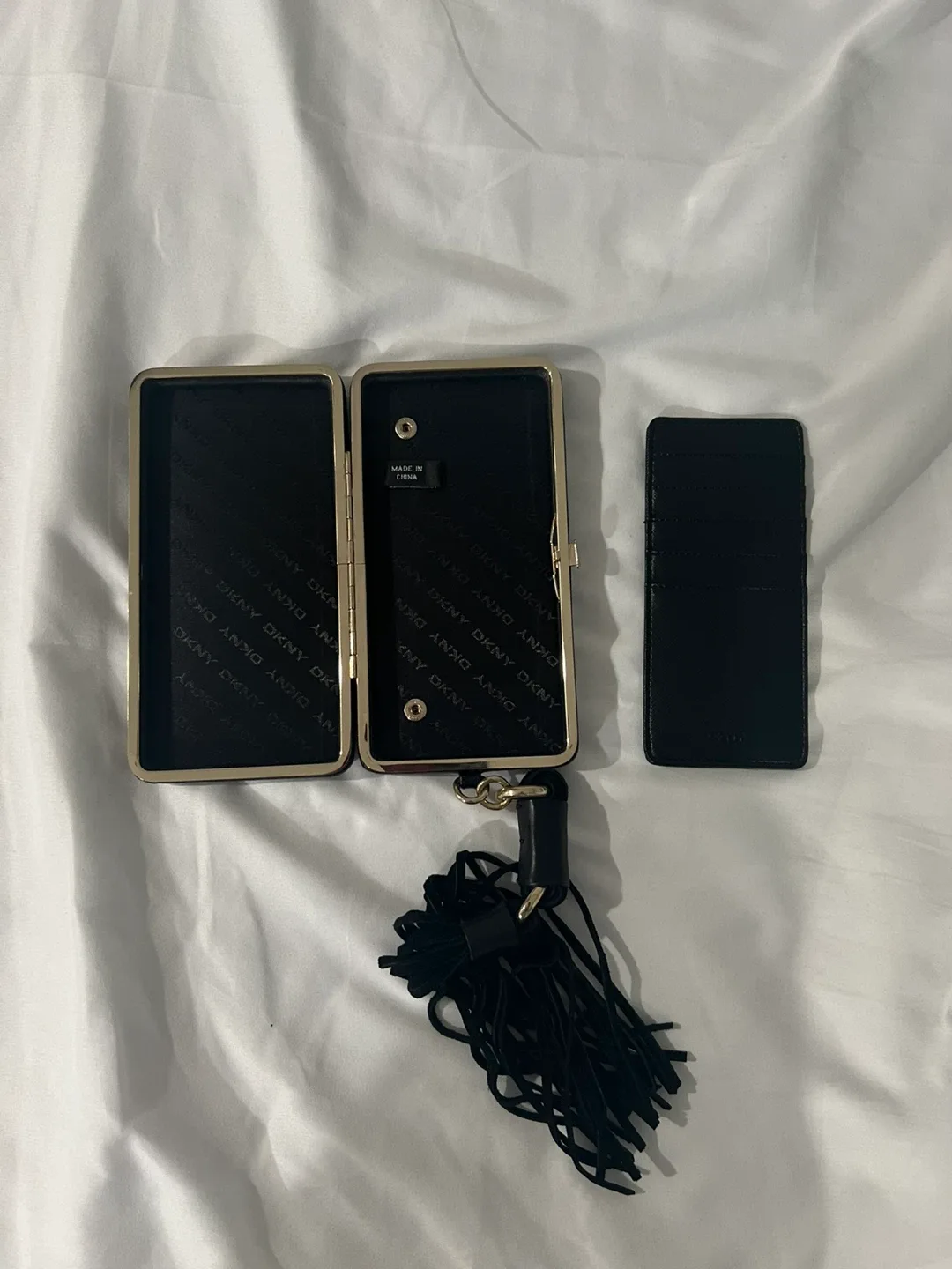 DKNY Black Wallet on a Chain image indicator(2)