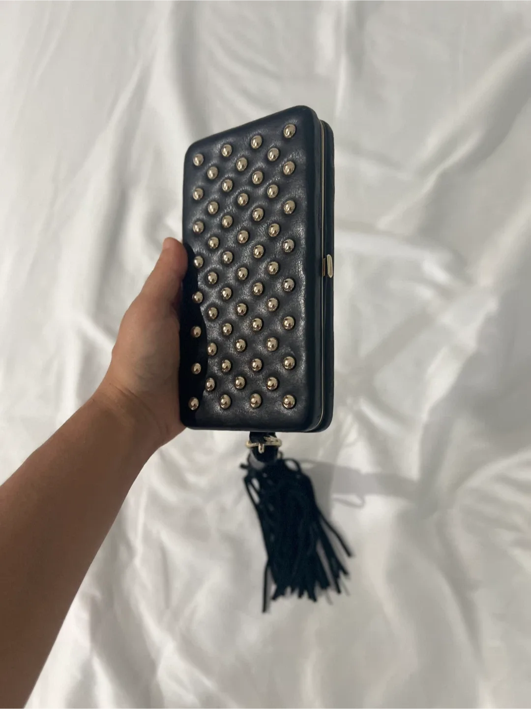 DKNY Black Wallet on a Chain image indicator(7)