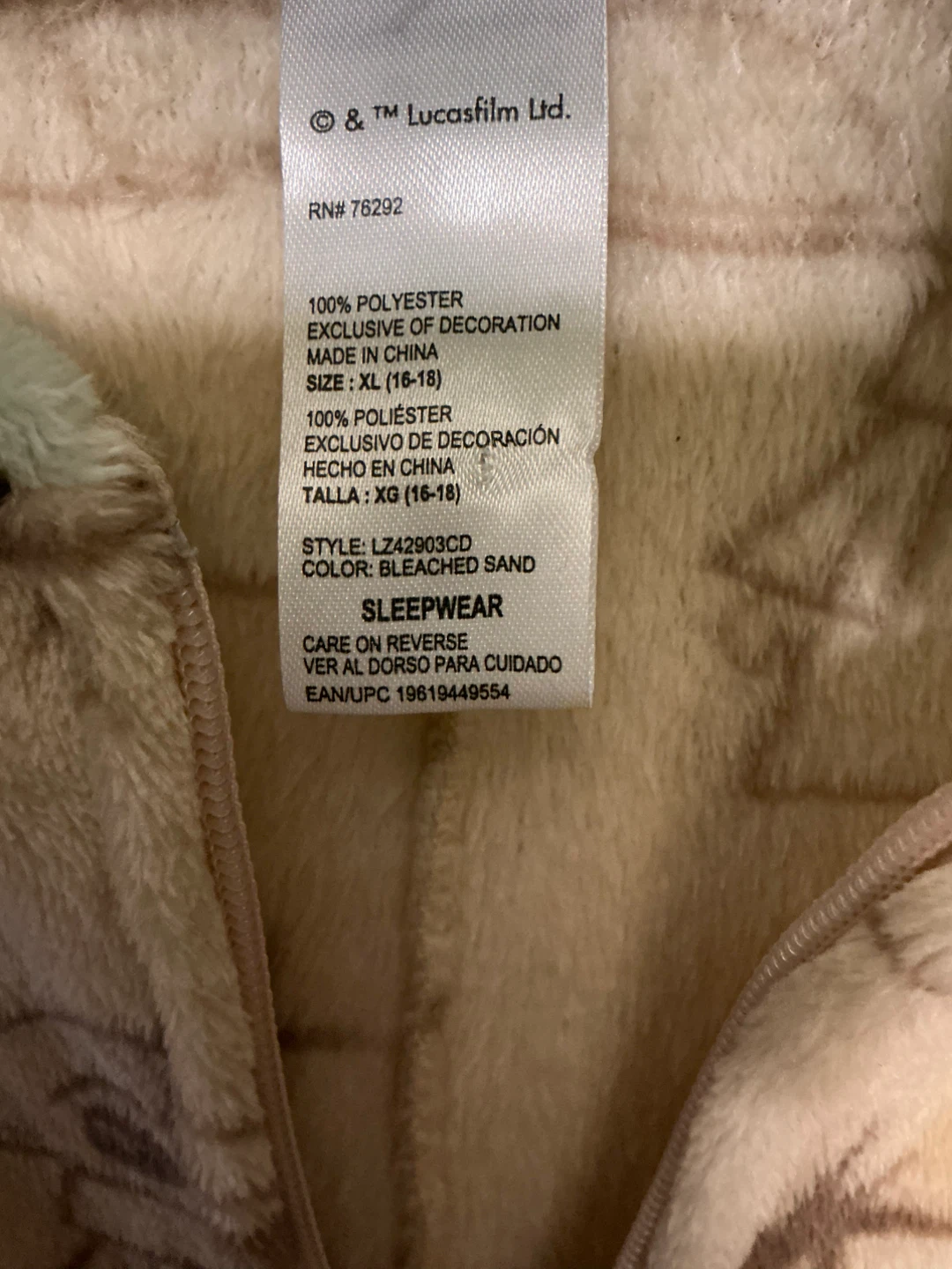Baby Yoda PJ‘s/Onsie - photo 3