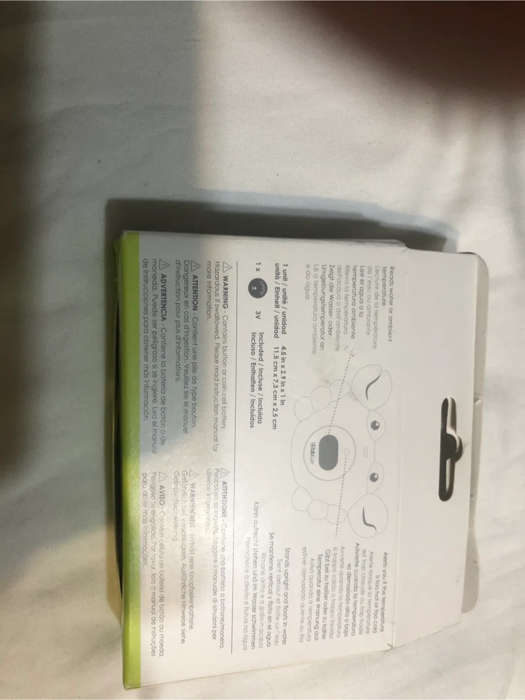 bblüv Kräb 3-in-1 Thermometer and Bath Toy image indicator(5)