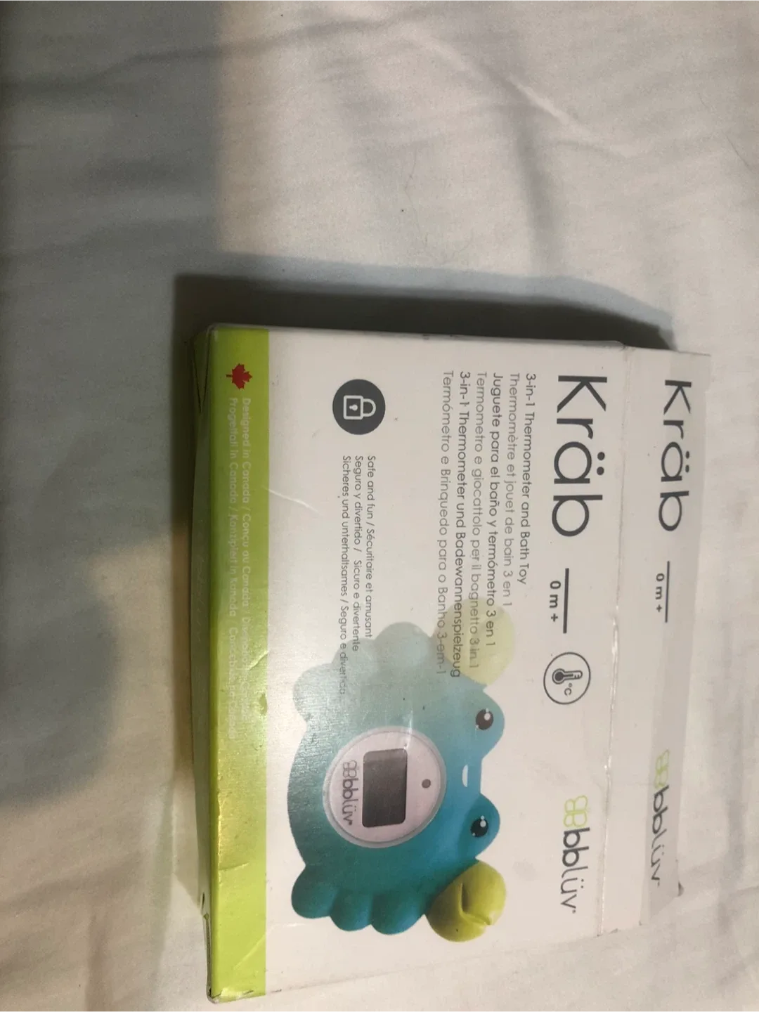 bblüv Kräb 3-in-1 Thermometer and Bath Toy image indicator(9)