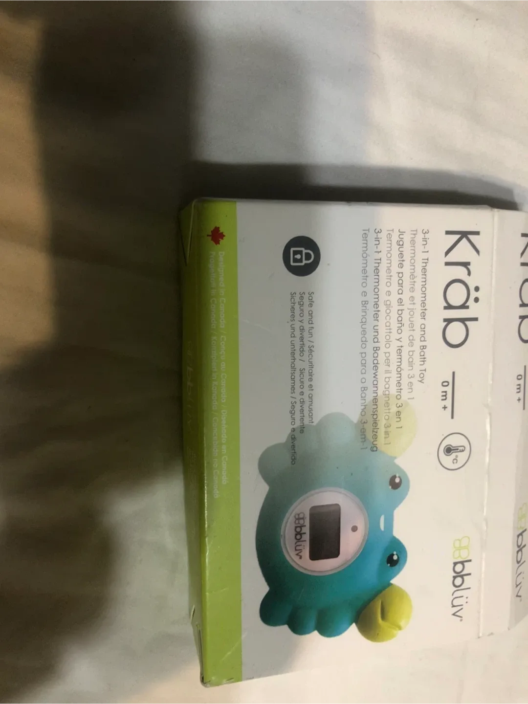 bblüv Kräb 3-in-1 Thermometer and Bath Toy image indicator(7)