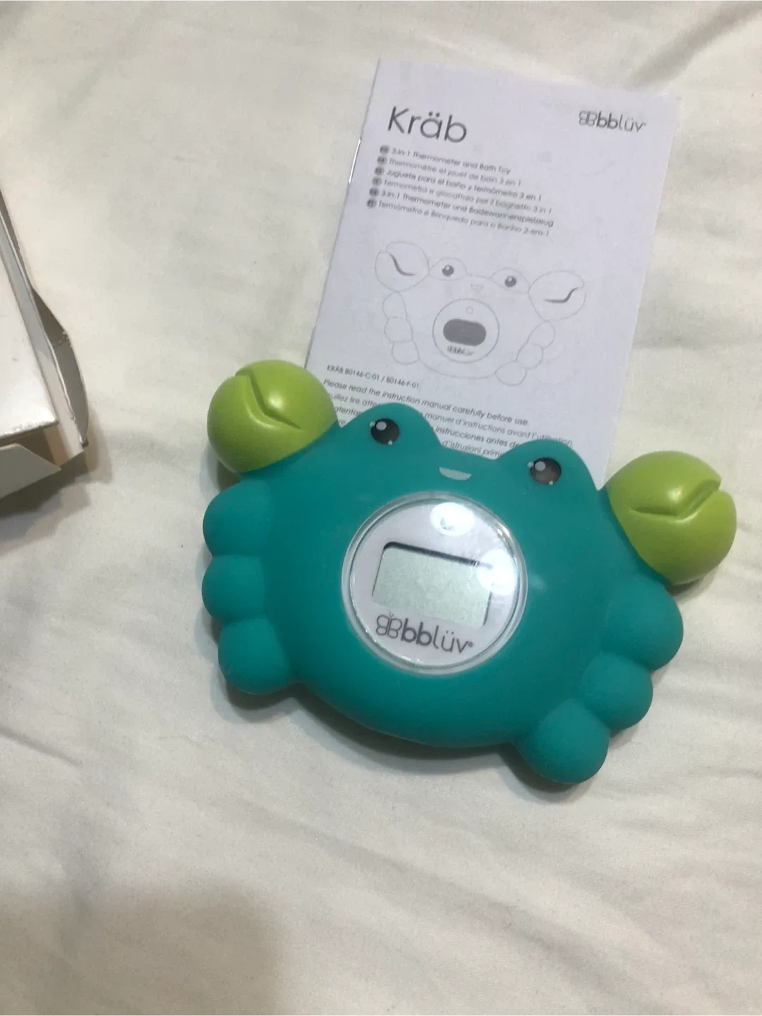bblüv Kräb 3-in-1 Thermometer and Bath Toy image indicator(4)