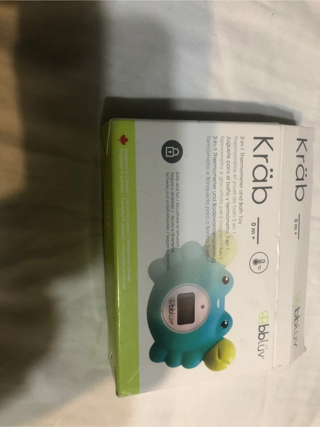 bblüv Kräb 3-in-1 Thermometer and Bath Toy image indicator(8)